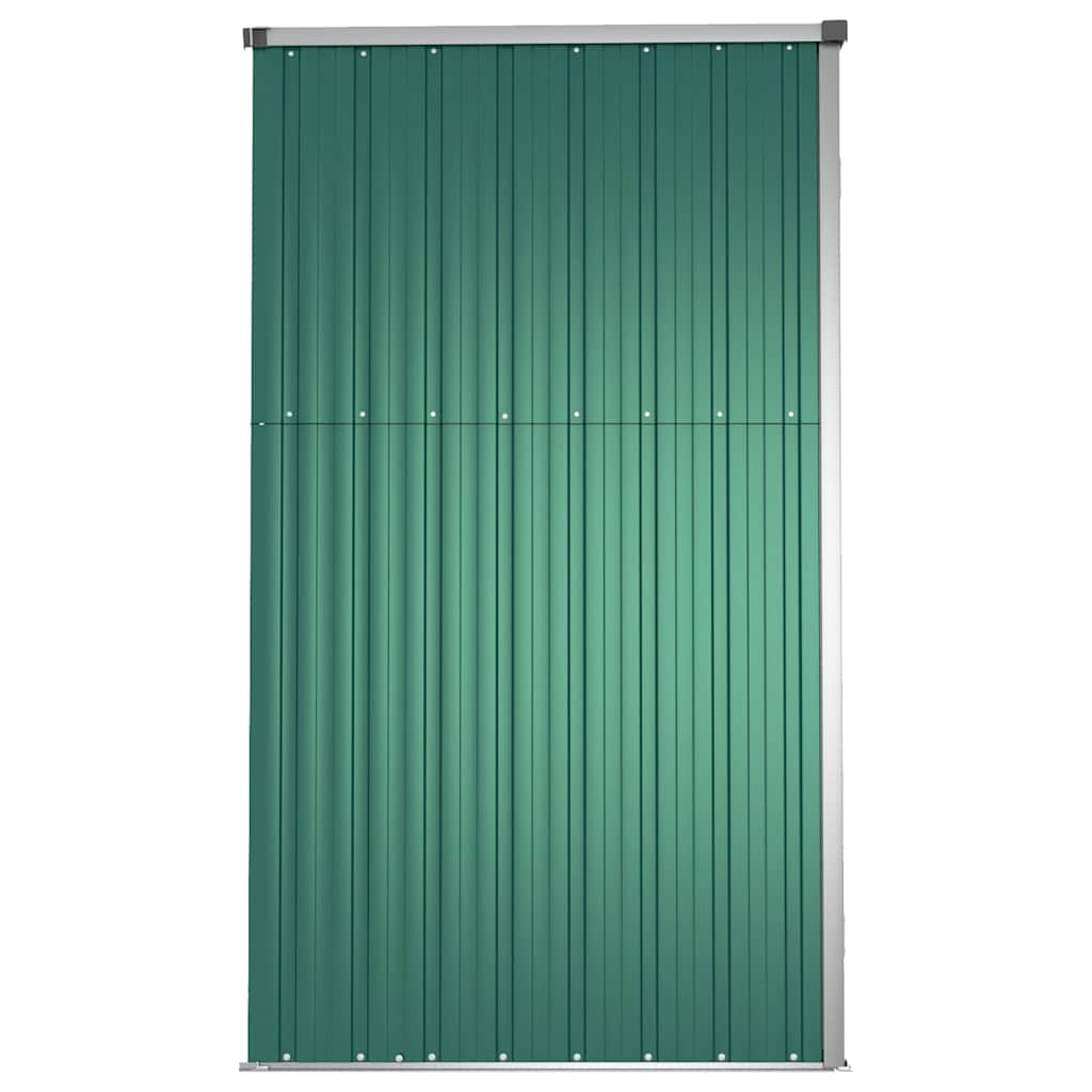 Sodo įrankių pašiūrė, žalia, 225x89x161cm, plienas Sodo įrankių pašiūrė, žalia, 225x89x161cm, plienas - Image 5