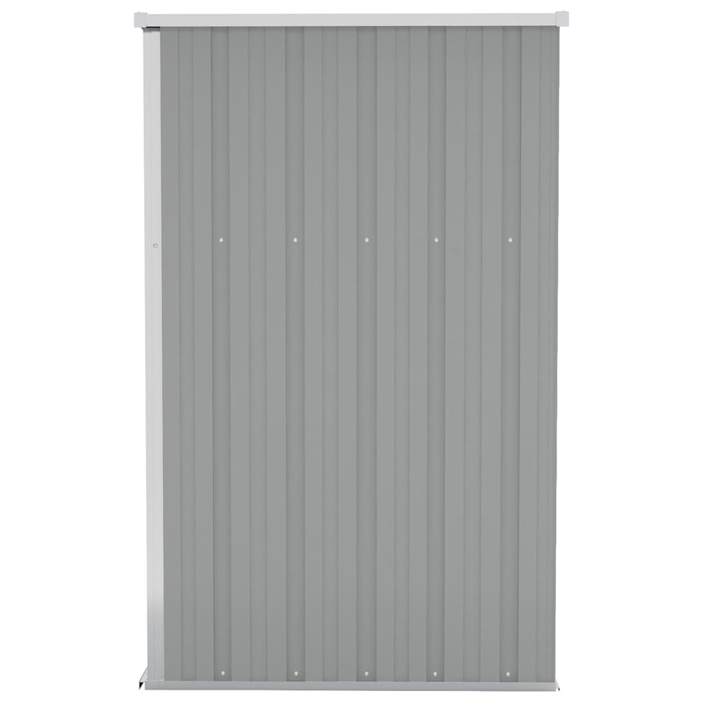 Sodo pašiūrė, pilka, 118x100x178cm, galvanizuotas plienas Sodo pašiūrė, pilka, 118x100x178cm, galvanizuotas plienas - Image 4