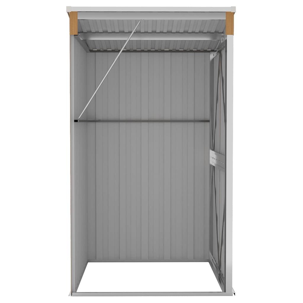 Sodo pašiūrė, ruda, 118x100x178cm, galvanizuotas plienas Sodo pašiūrė, ruda, 118x100x178cm, galvanizuotas plienas - Image 6