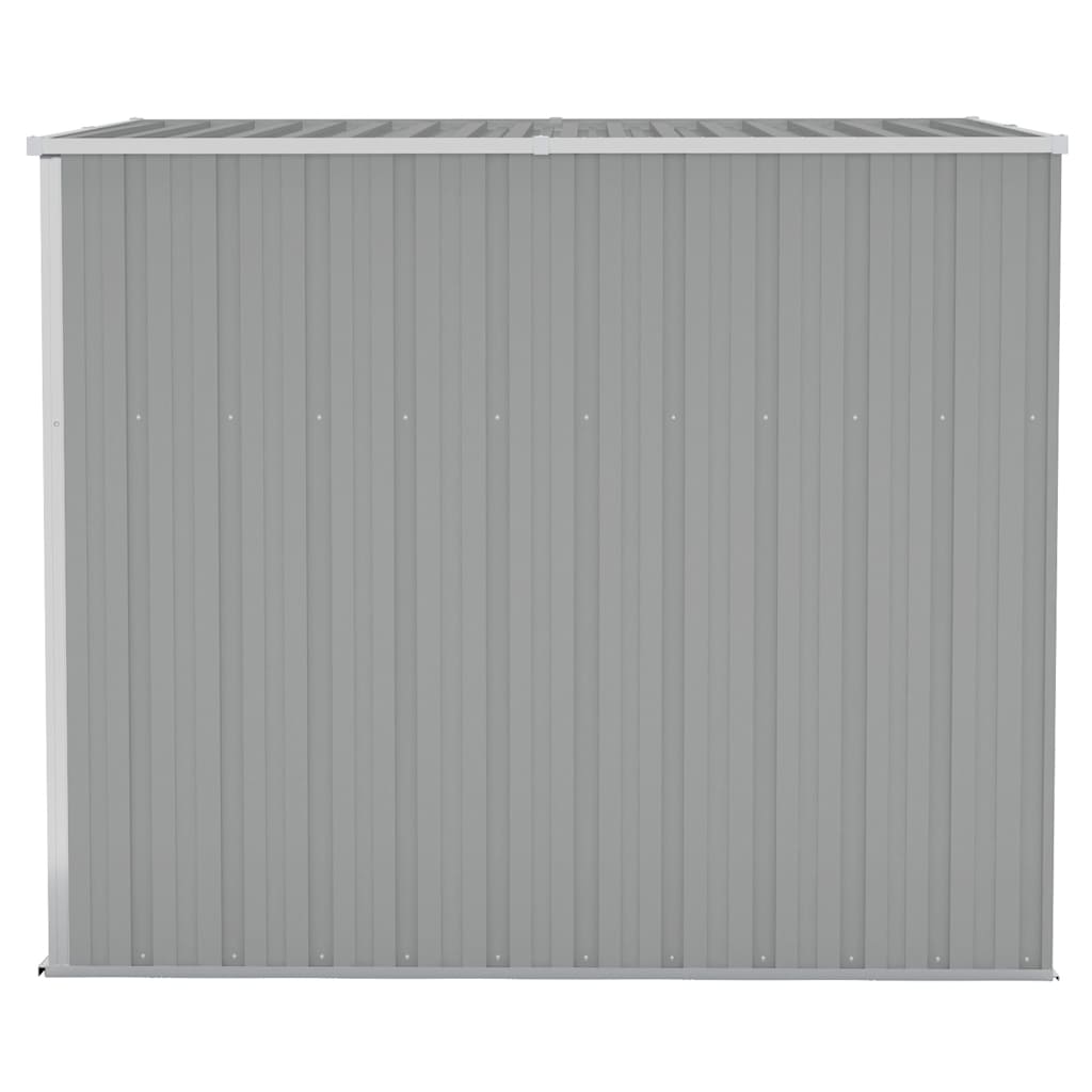 Sodo pašiūrė, pilka, 118x194x178cm, galvanizuotas plienas Sodo pašiūrė, pilka, 118x194x178cm, galvanizuotas plienas - Image 4