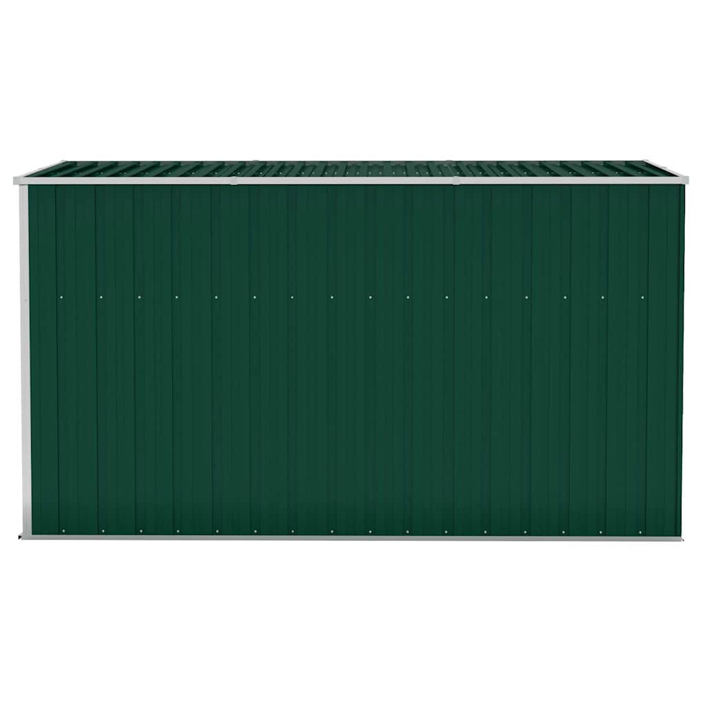 Sodo pašiūrė, žalia, 118x288x178cm, galvanizuotas plienas Sodo pašiūrė, žalia, 118x288x178cm, galvanizuotas plienas - Image 4