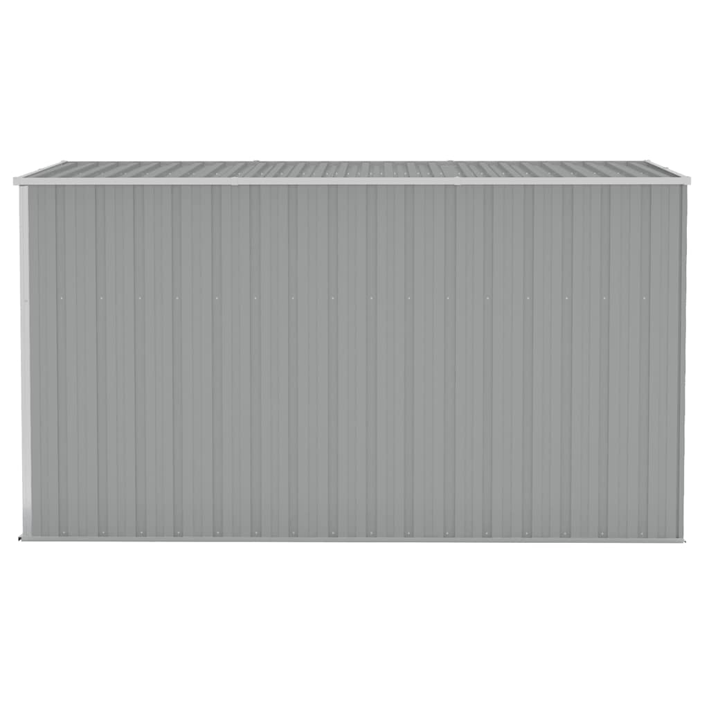 Sodo pašiūrė, pilka, 118x288x178cm, galvanizuotas plienas Sodo pašiūrė, pilka, 118x288x178cm, galvanizuotas plienas - Image 4