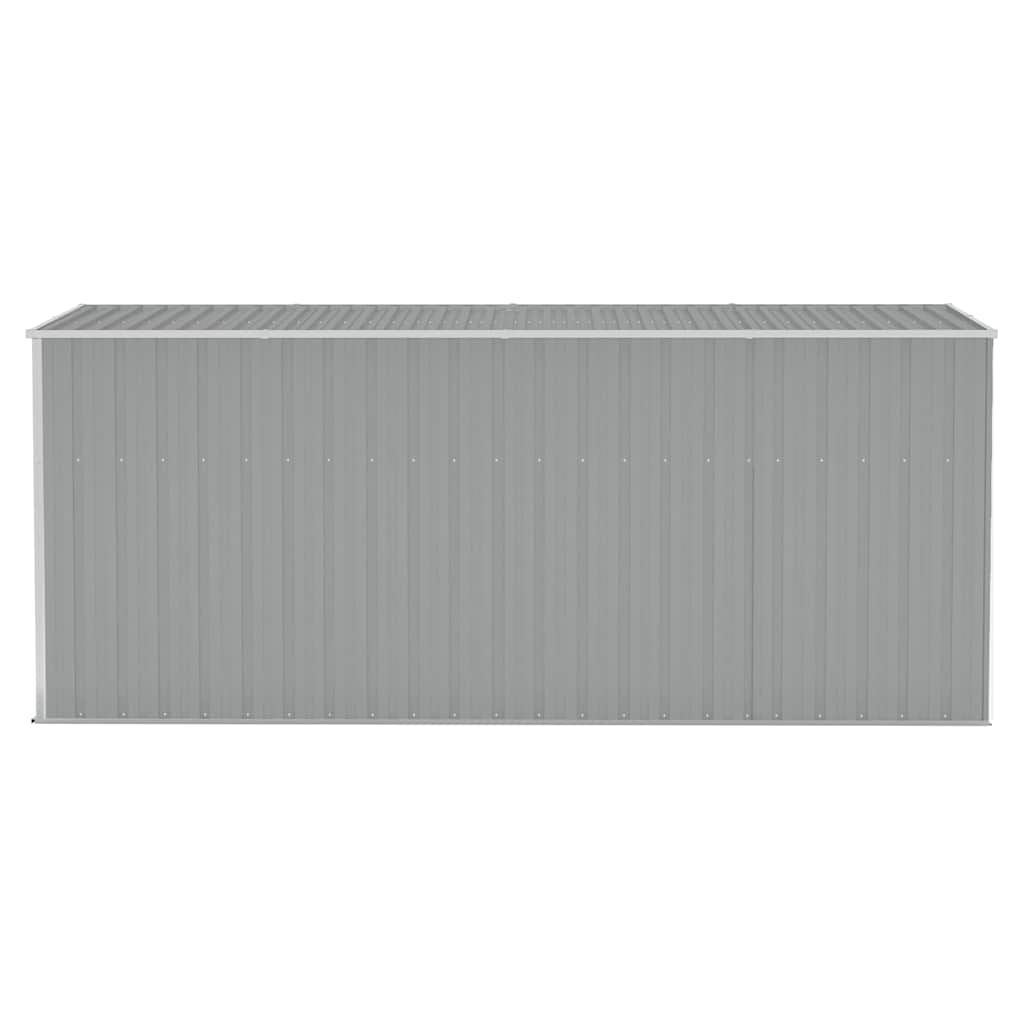 Sodo pašiūrė, pilka, 118x382x178cm, galvanizuotas plienas Sodo pašiūrė, pilka, 118x382x178cm, galvanizuotas plienas - Image 4