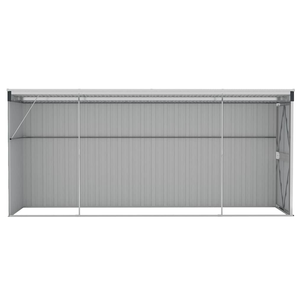 Sodo pašiūrė, antracito spalvos, 118x382x178cm, plienas Sodo pašiūrė, antracito spalvos, 118x382x178cm, plienas - Image 5