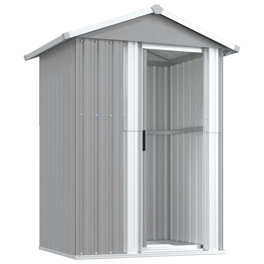 Sodo pašiūrė, pilka, 126×97,5x177cm, galvanizuotas plienas Sodo pašiūrė, pilka, 126x97,5x177cm, galvanizuotas plienas - Image 4