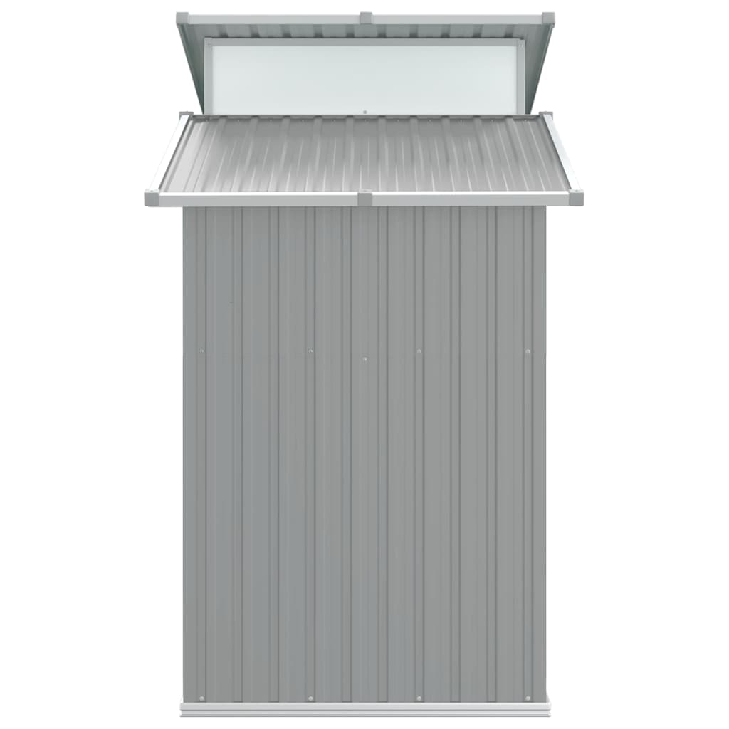 Sodo pašiūrė, pilka, 270x130x208,5cm, galvanizuotas plienas Sodo pašiūrė, pilka, 270x130x208,5cm, galvanizuotas plienas - Image 5