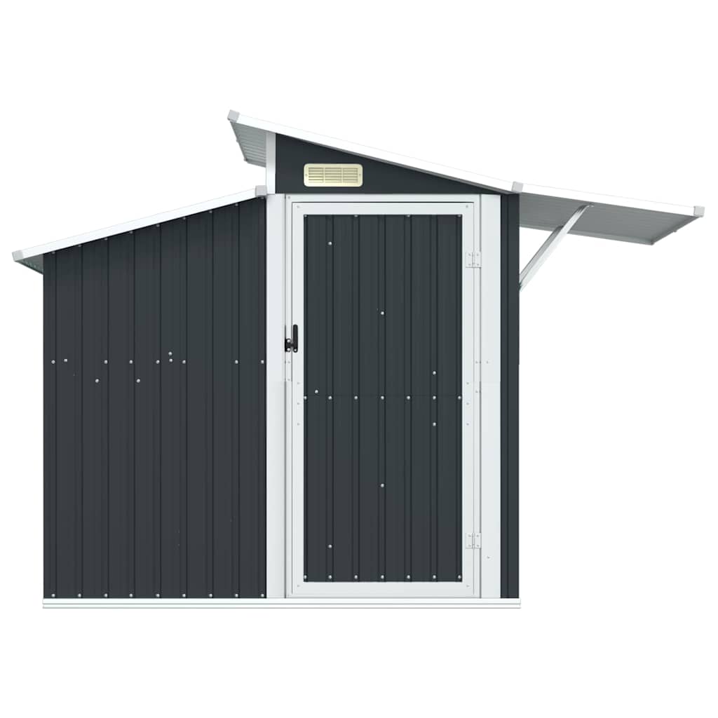 Sodo pašiūrė, antracito, 270x130x208,5cm, galvanizuotas plienas Sodo pašiūrė, antracito, 270x130x208,5cm, galvanizuotas plienas - Image 3