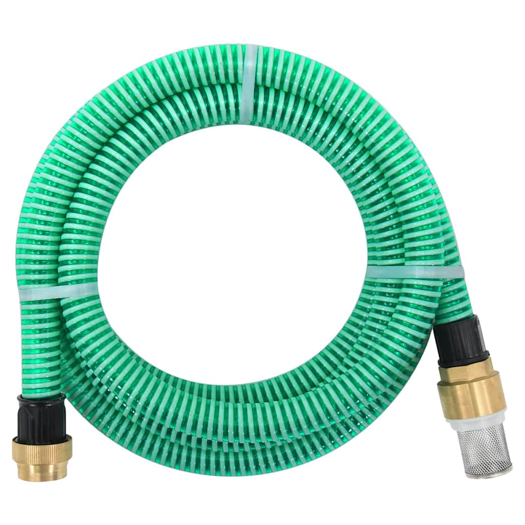 Siurbimo žarna su žalvarinėmis jungtimis, žalia, 1,1″, 25m, PVC Siurbimo žarna su žalvarinėmis jungtimis, žalia, 1,1", 25m, PVC - Image 2
