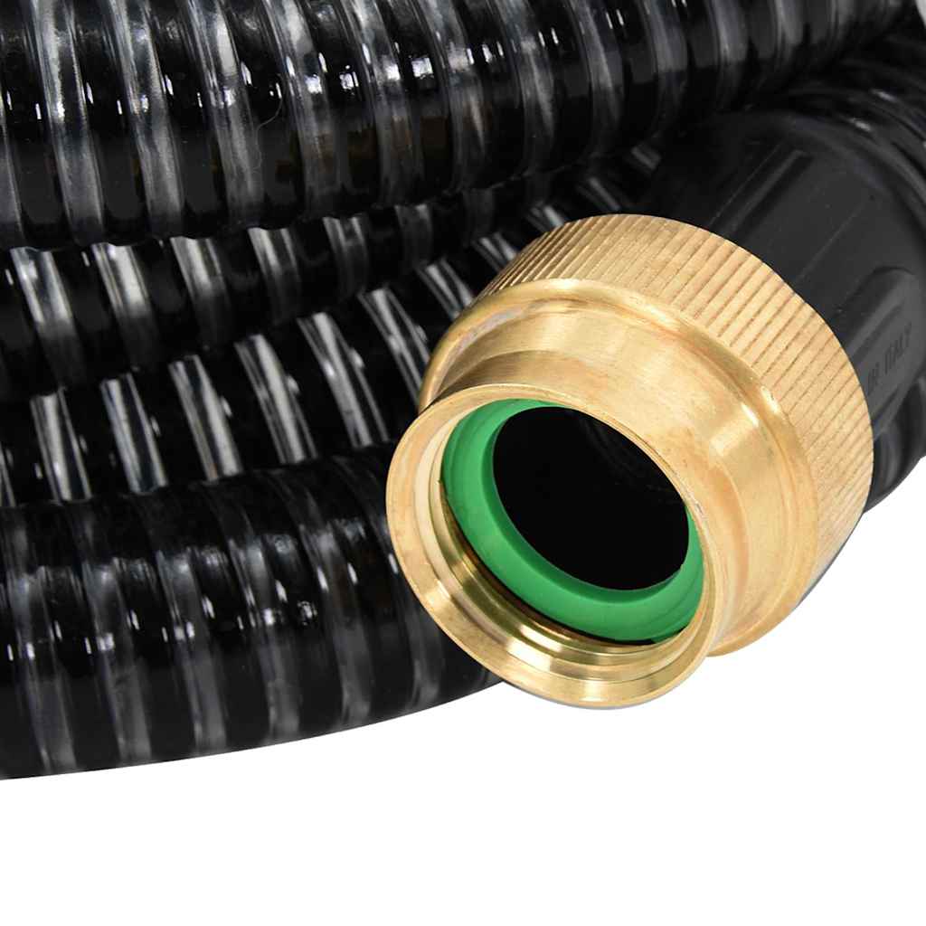 Siurbimo žarna su žalvarinėmis jungtimis, juoda, 1,1″, 20m, PVC Siurbimo žarna su žalvarinėmis jungtimis, juoda, 1,1", 20m, PVC - Image 5