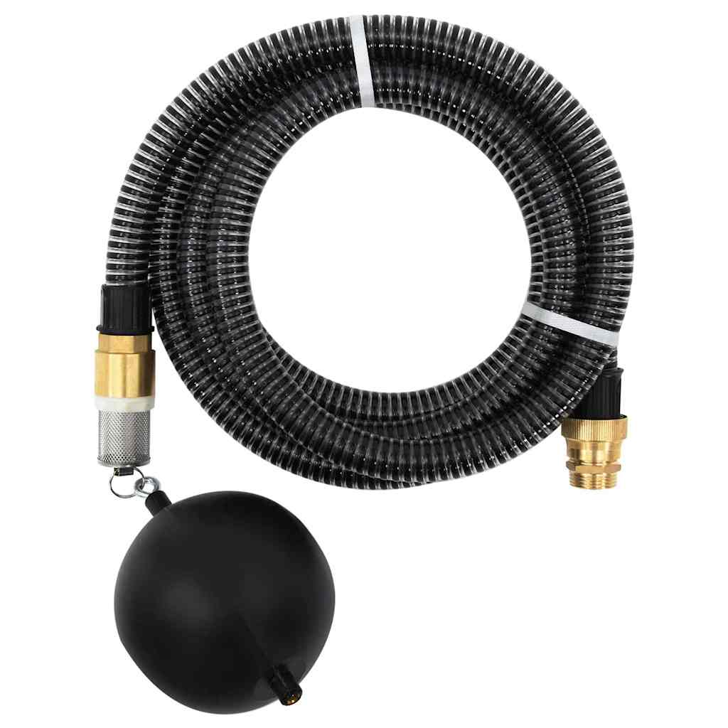 Siurbimo žarna su žalvarinėmis jungtimis, juoda, 1,1″, 20m, PVC Siurbimo žarna su žalvarinėmis jungtimis, juoda, 1,1", 20m, PVC - Image 2