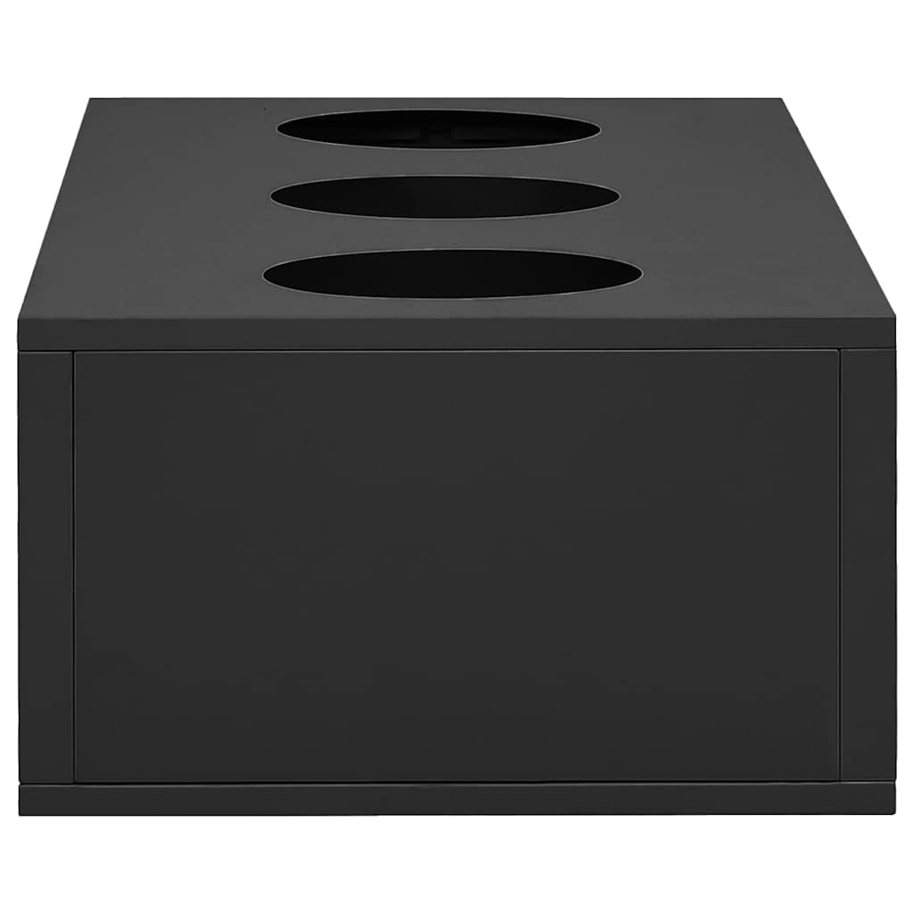 Biuro dėžė gėlėms, antracito spalvos, 90x40x23cm, plienas Biuro dėžė gėlėms, antracito spalvos, 90x40x23cm, plienas - Image 4