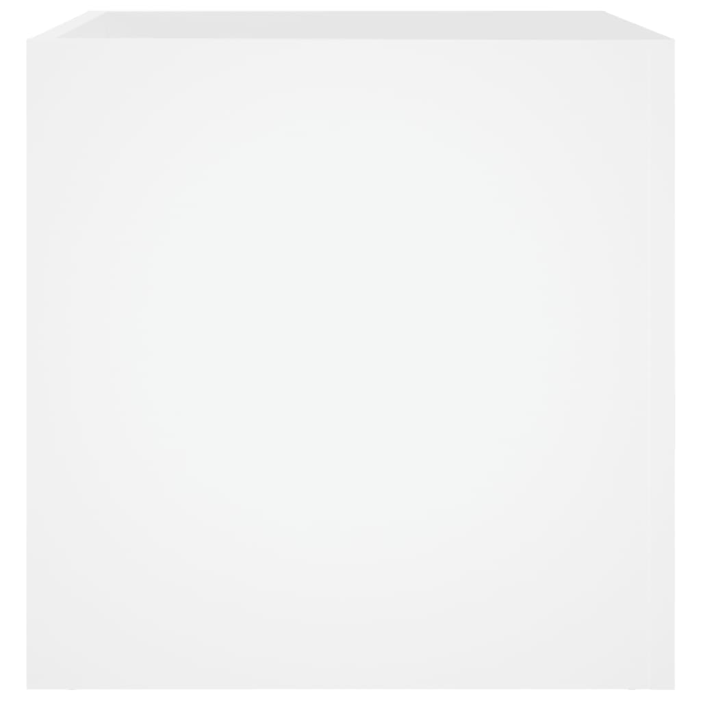 Lovelis, baltos spalvos, 40x40x40cm, apdirbta mediena Lovelis, baltos spalvos, 40x40x40cm, apdirbta mediena - Image 6