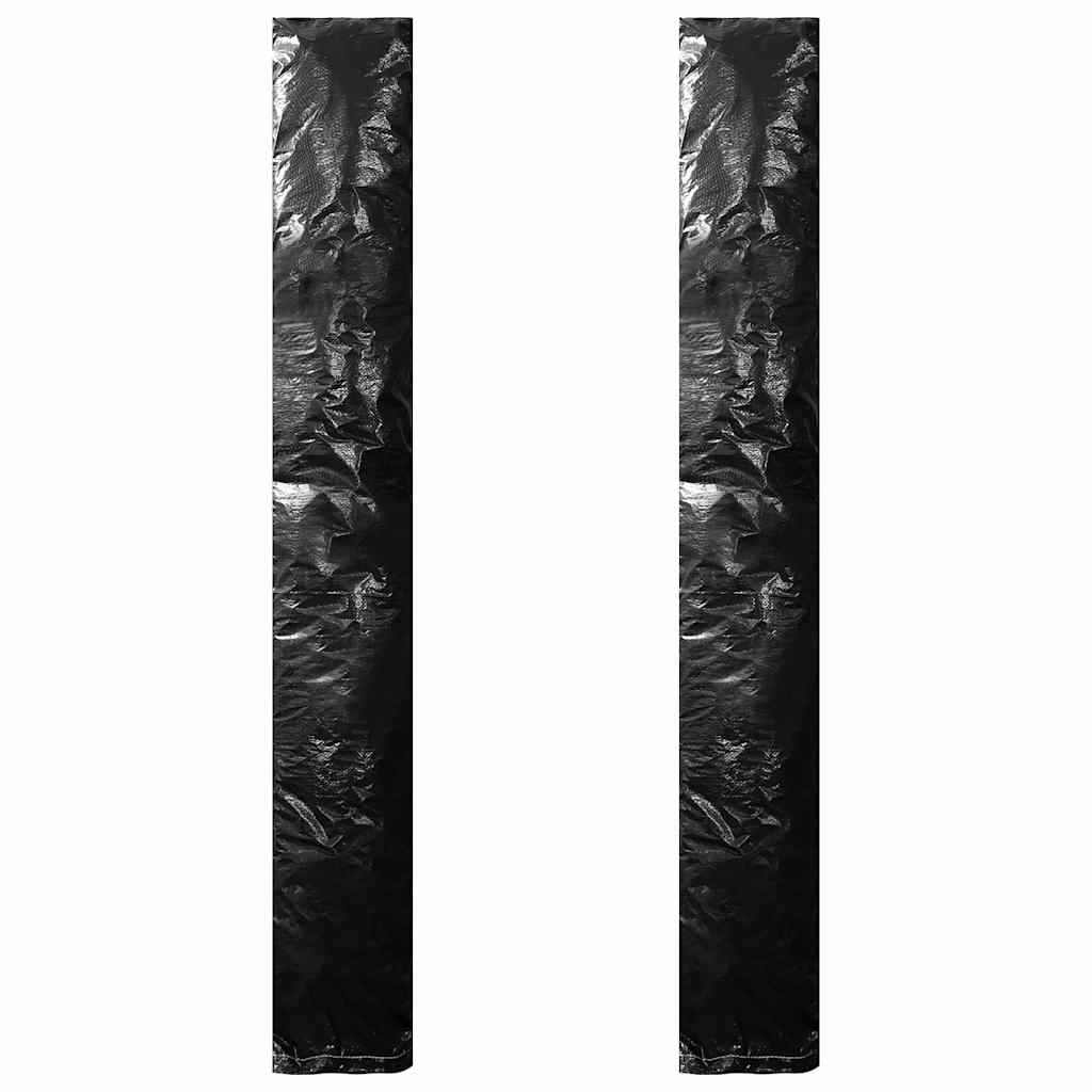 Skėčių uždangalai su užtrauktukais, 2vnt., 175cm, PE Skėčių uždangalai su užtrauktukais, 2vnt., 175cm, PE - Image 2