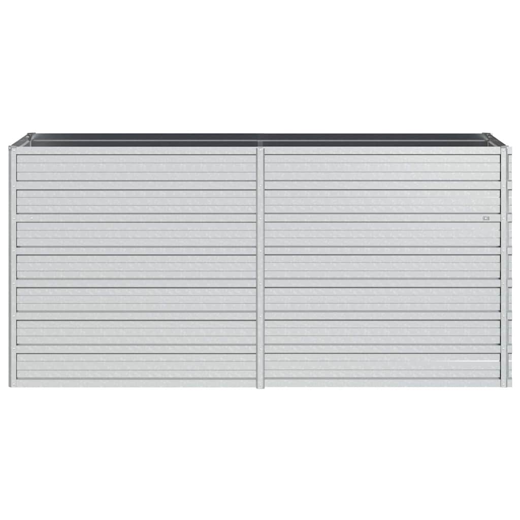 Aukštas sodo lovelis, sidabrinis, 160x40x77cm, plienas Aukštas sodo lovelis, sidabrinis, 160x40x77cm, plienas - Image 4