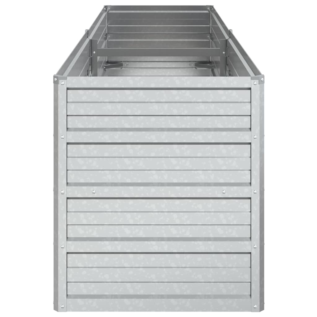 Aukštas sodo lovelis, sidabrinis, 160x40x45cm, plienas Aukštas sodo lovelis, sidabrinis, 160x40x45cm, plienas - Image 5