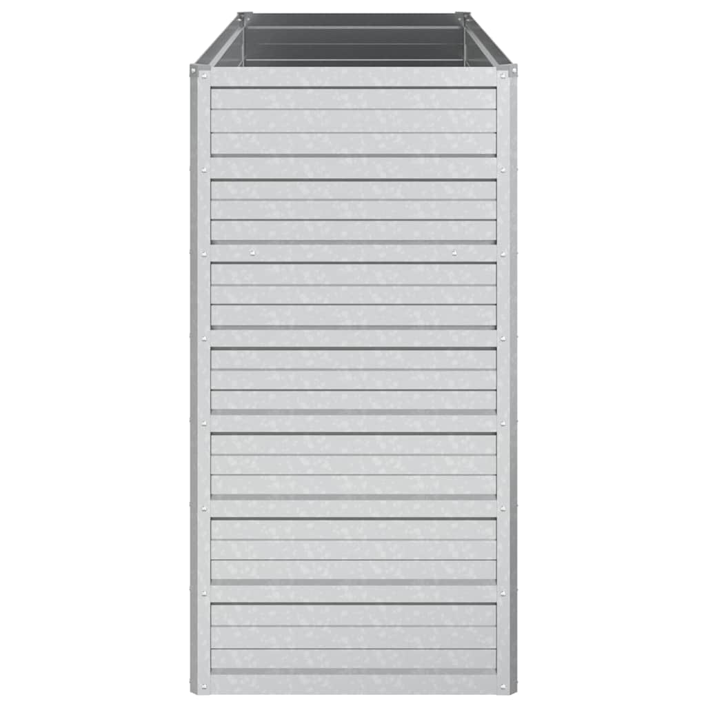 Aukštas sodo lovelis, sidabrinis, 100x40x77cm, plienas Aukštas sodo lovelis, sidabrinis, 100x40x77cm, plienas - Image 5