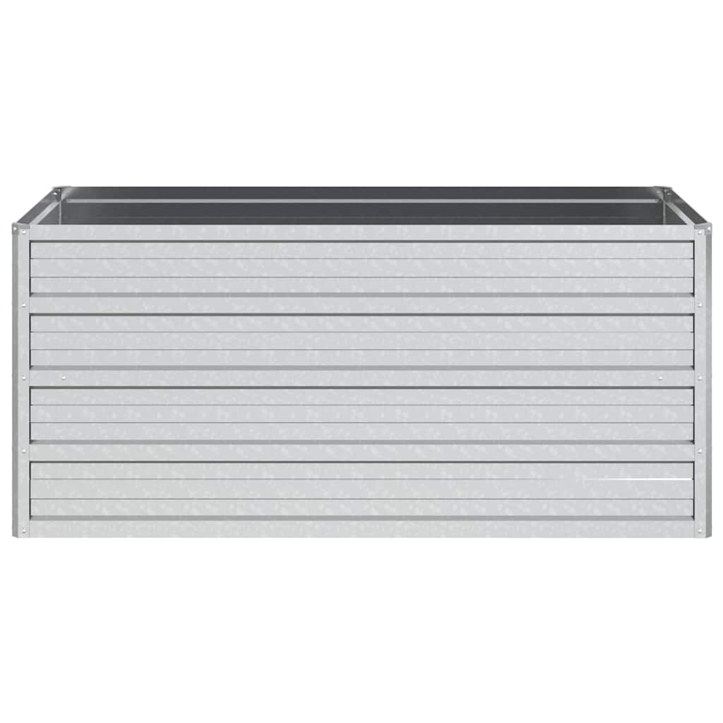 Aukštas sodo lovelis, sidabrinis, 100x40x45cm, plienas Aukštas sodo lovelis, sidabrinis, 100x40x45cm, plienas - Image 4