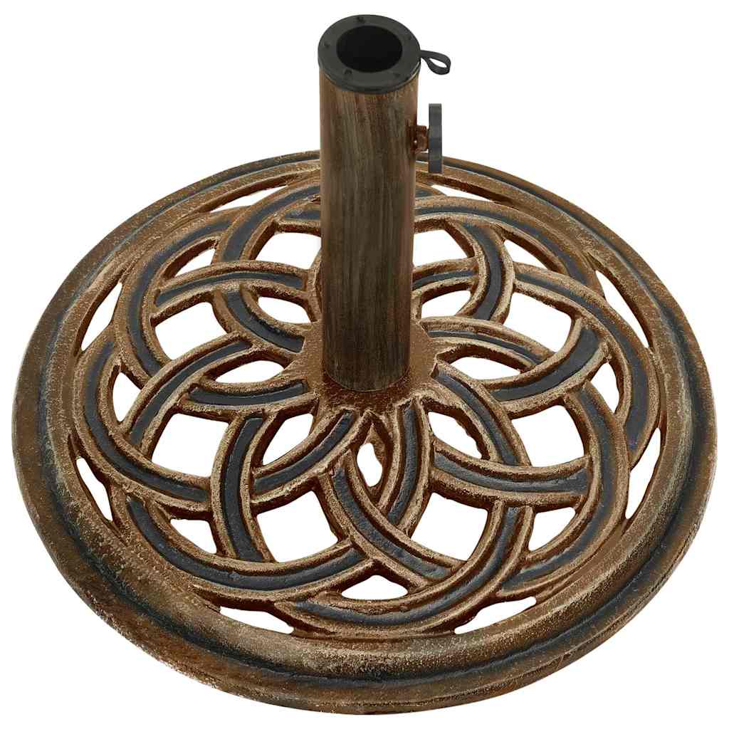 Skėčio pagrindas, bronzinės spalvos, 44x44x31cm, ketus Skėčio pagrindas, bronzinės spalvos, 44x44x31cm, ketus - Image 5