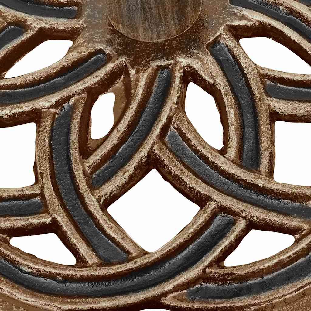 Skėčio pagrindas, bronzinės spalvos, 44x44x31cm, ketus Skėčio pagrindas, bronzinės spalvos, 44x44x31cm, ketus - Image 6