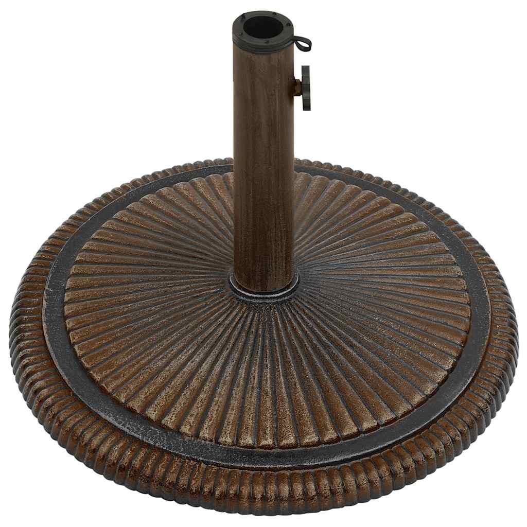 Skėčio pagrindas, bronzinės spalvos, 45x45x30cm, ketus Skėčio pagrindas, bronzinės spalvos, 45x45x30cm, ketus - Image 5