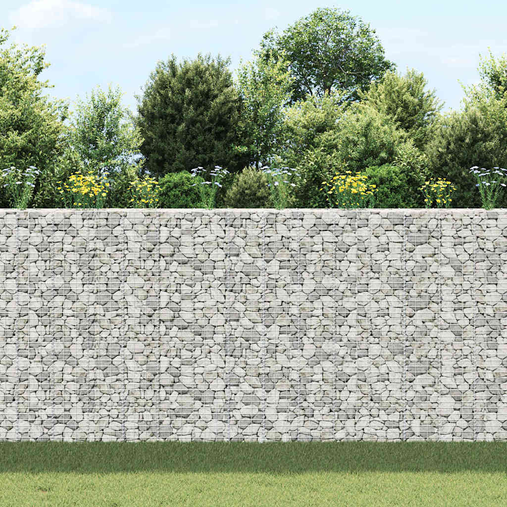 Aukšti gabionų loveliai, 3vnt., 30x30x200cm, geležis Aukšti gabionų loveliai, 3vnt., 30x30x200cm, geležis - Image 3