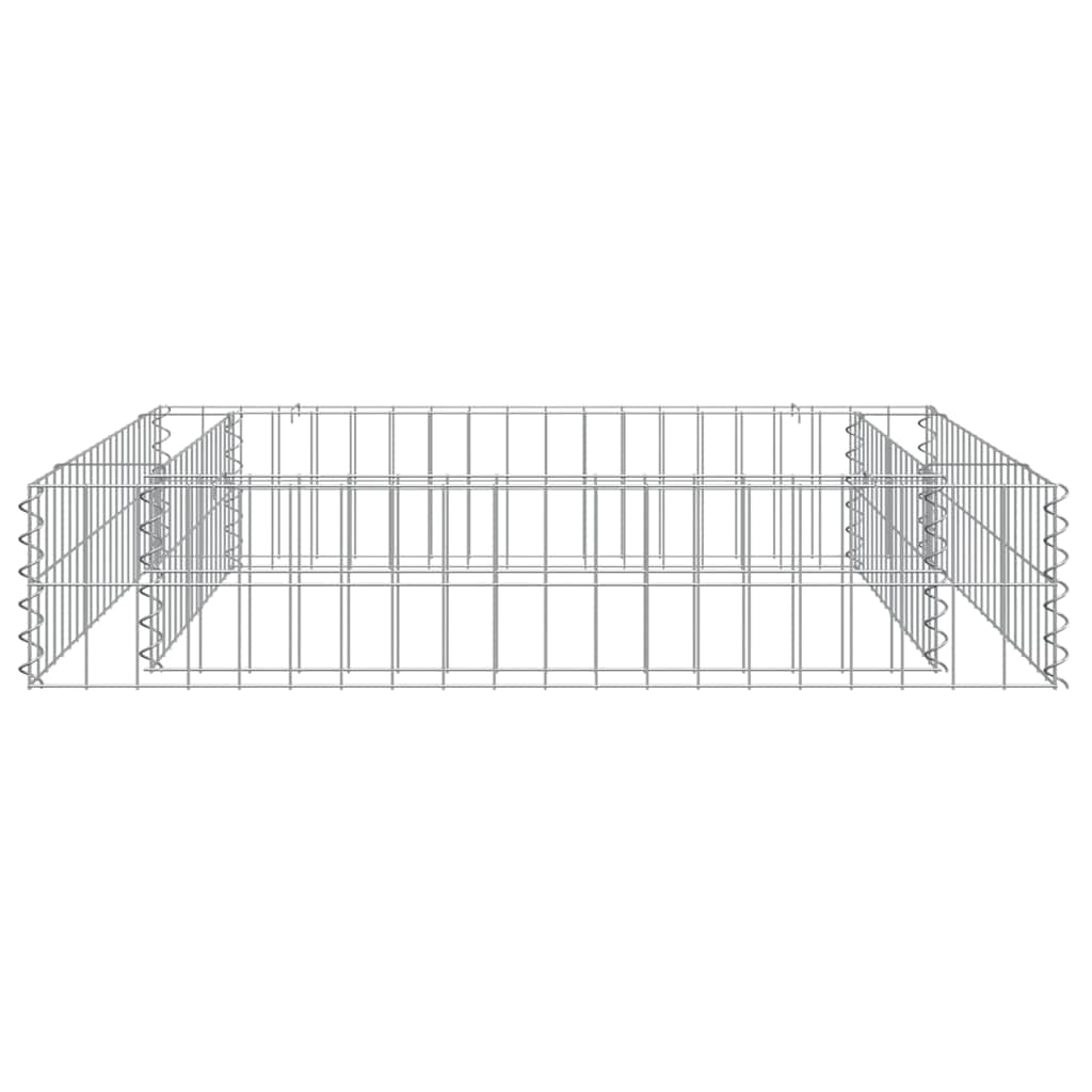 Aukštas gabiono lovelis, 100x100x20cm, galvanizuotas plienas Aukštas gabiono lovelis, 100x100x20cm, galvanizuotas plienas - Image 5