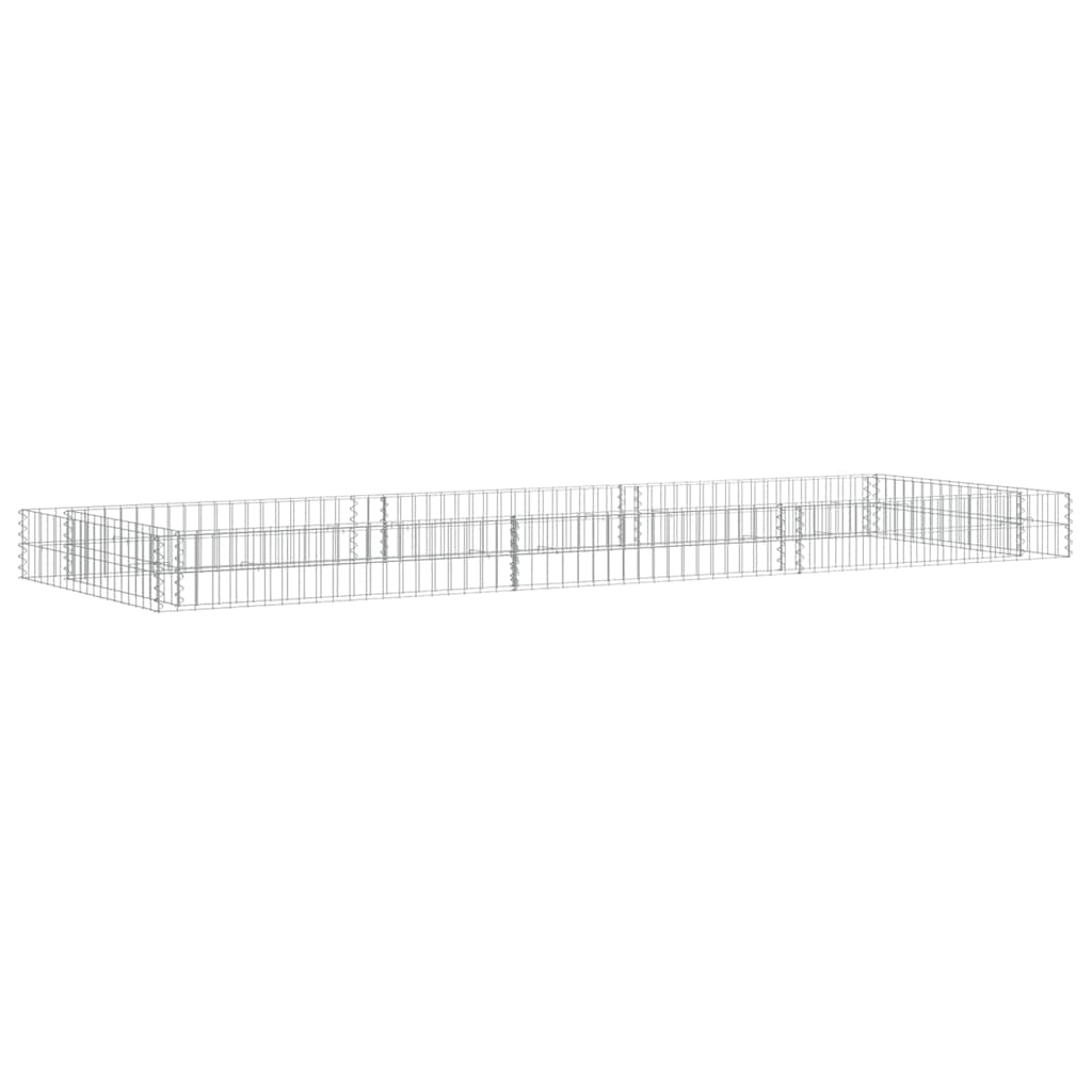 Aukštas gabiono lovelis, 300x100x20cm, galvanizuotas plienas Aukštas gabiono lovelis, 300x100x20cm, galvanizuotas plienas - Image 7
