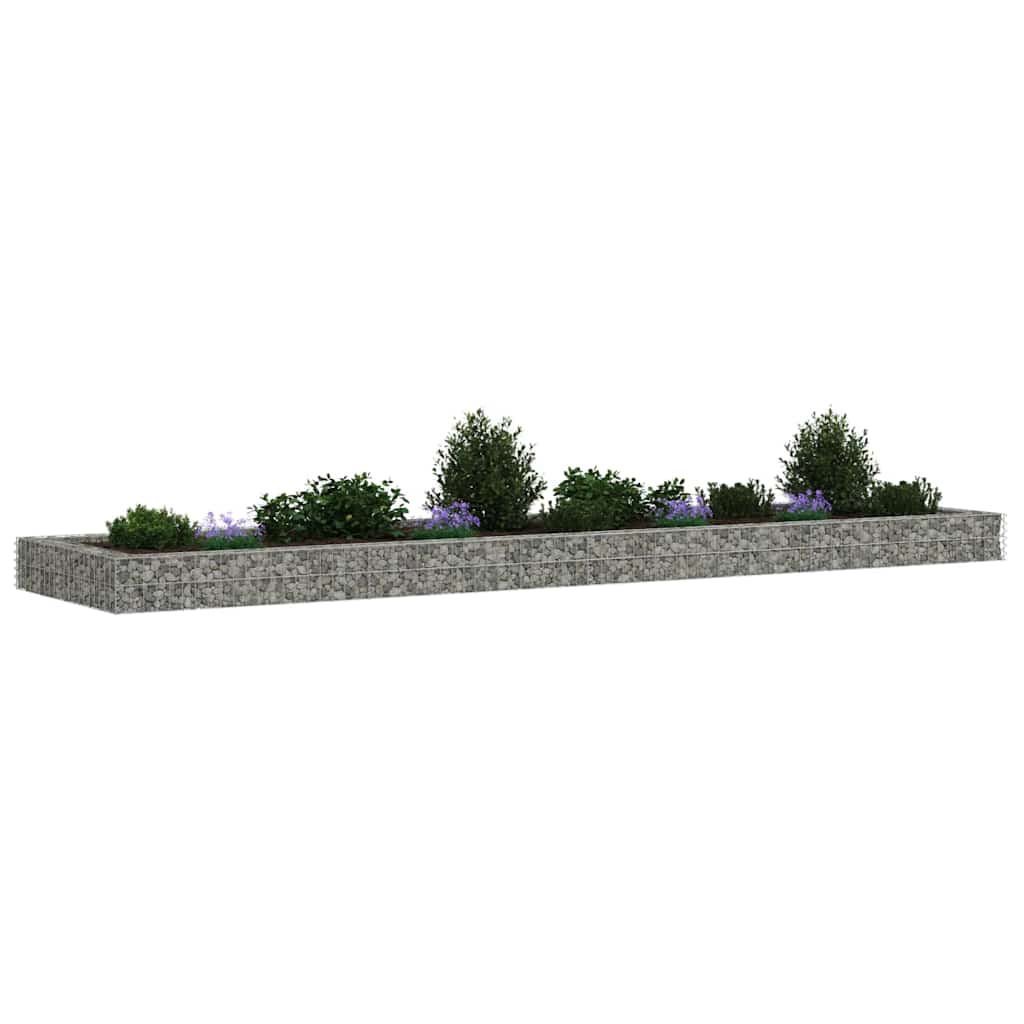 Aukštas gabiono lovelis, 400x100x20cm, galvanizuotas plienas Aukštas gabiono lovelis, 400x100x20cm, galvanizuotas plienas - Image 4
