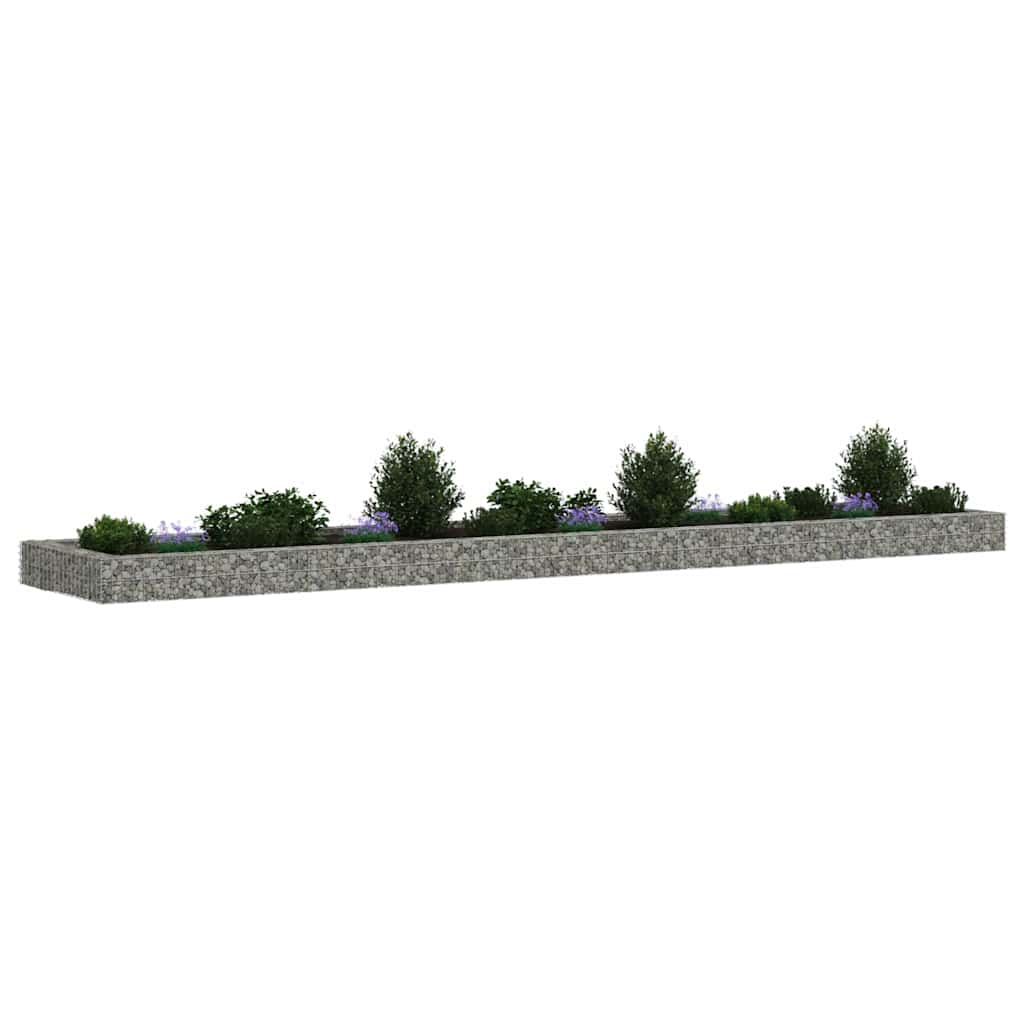 Aukštas gabiono lovelis, 500x100x20cm, galvanizuotas plienas Aukštas gabiono lovelis, 500x100x20cm, galvanizuotas plienas - Image 4
