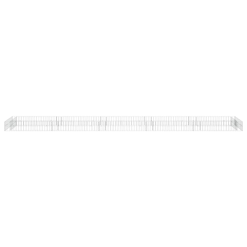 Aukštas gabiono lovelis, 500x100x20cm, galvanizuotas plienas Aukštas gabiono lovelis, 500x100x20cm, galvanizuotas plienas - Image 5