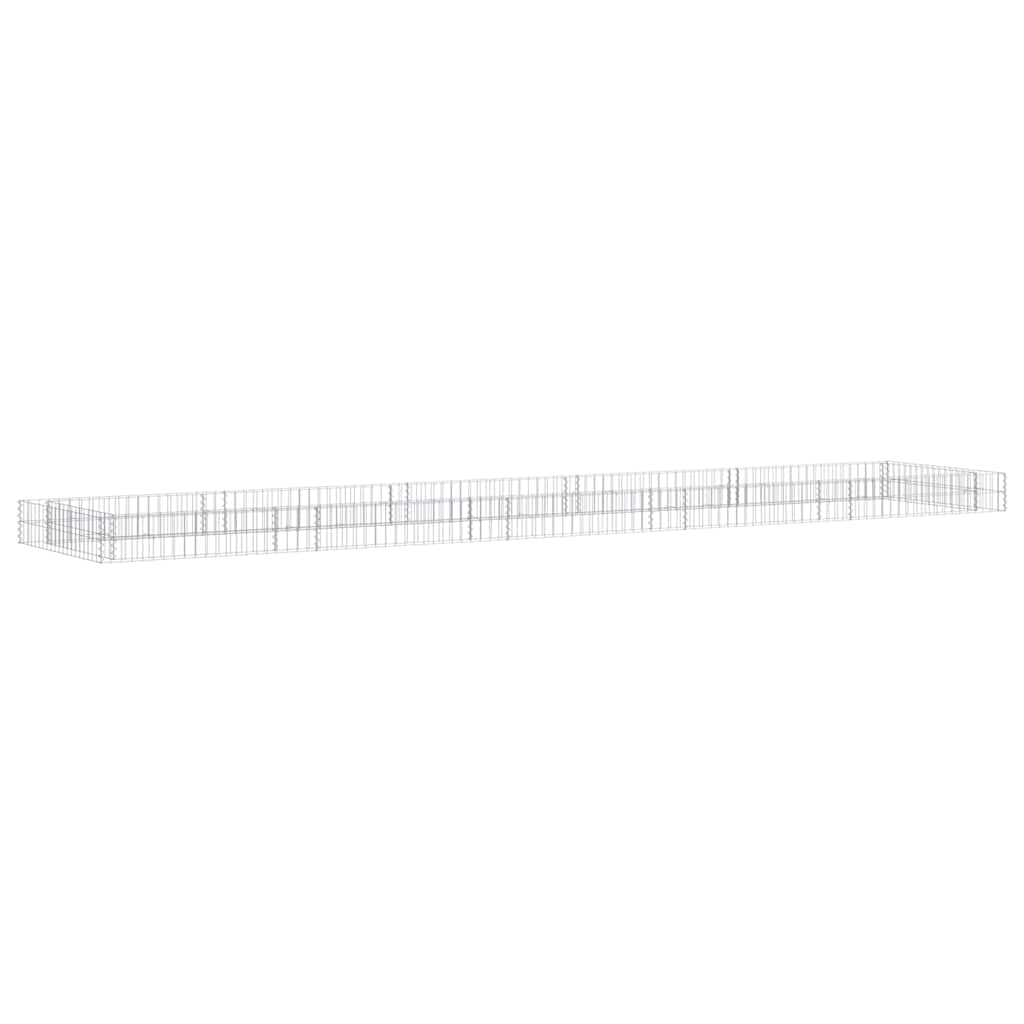 Aukštas gabiono lovelis, 500x100x20cm, galvanizuotas plienas Aukštas gabiono lovelis, 500x100x20cm, galvanizuotas plienas - Image 7