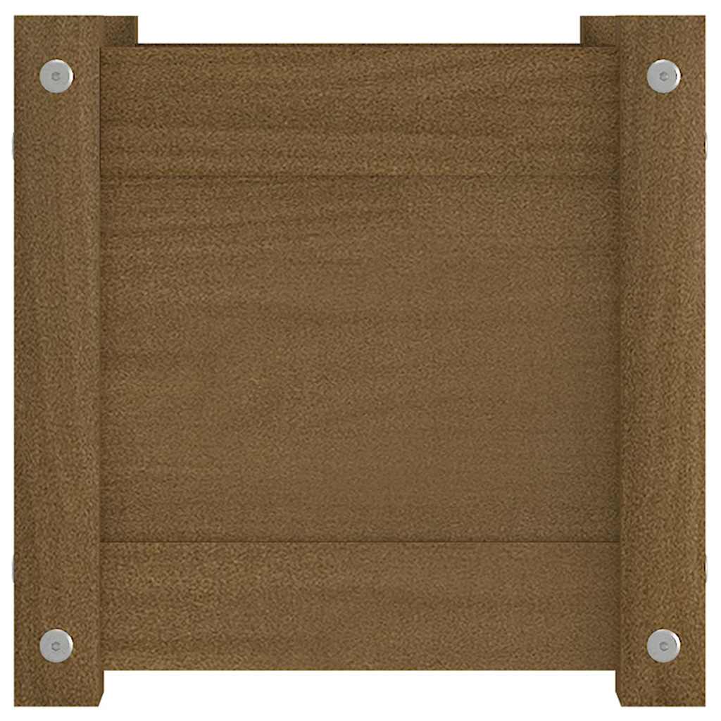 Sodo lovelis, medaus rudas, 31x31x31cm, pušies medienos masyvas Sodo lovelis, medaus rudas, 31x31x31cm, pušies medienos masyvas - Image 5