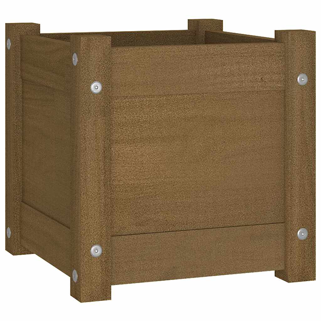 Sodo loveliai, 2vnt., medaus rudi, 31x31x31cm, pušies masyvas Sodo loveliai, 2vnt., medaus rudi, 31x31x31cm, pušies masyvas - Image 4