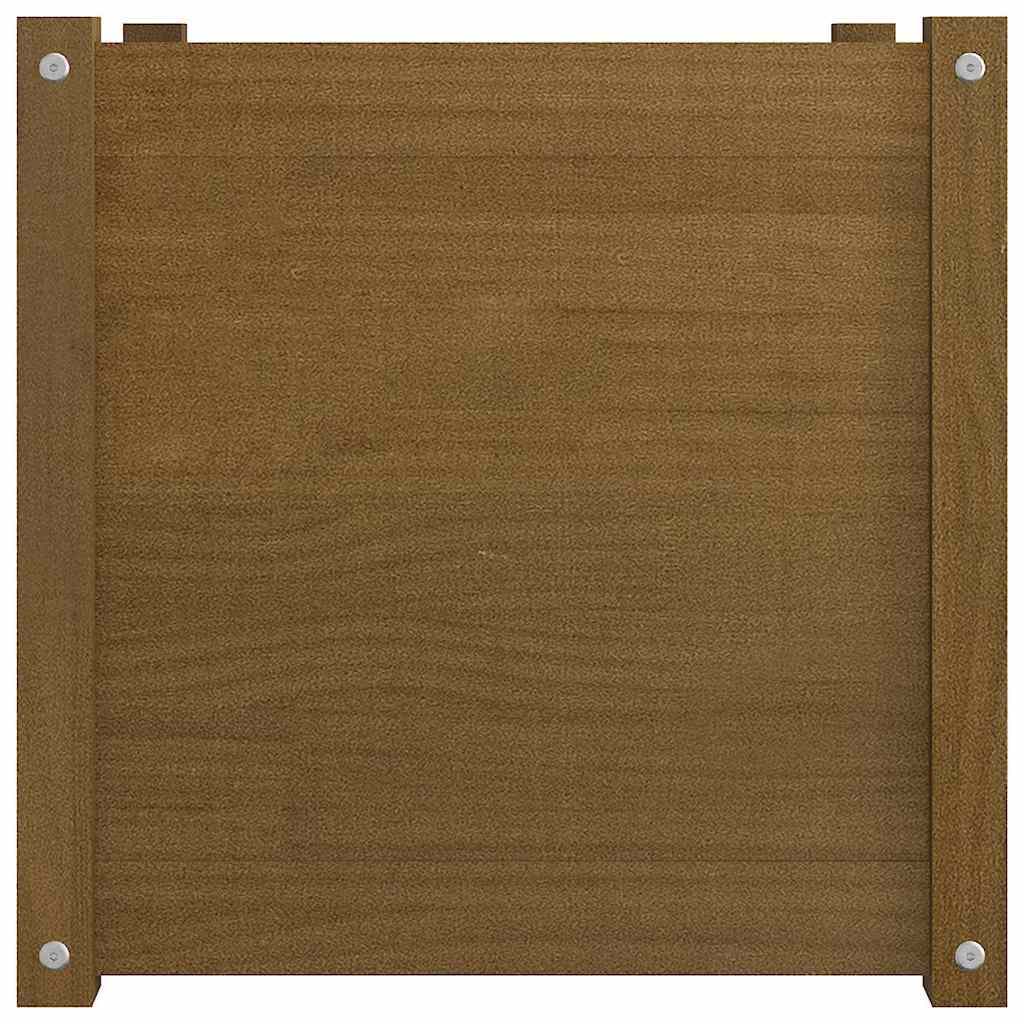 Sodo lovelis, medaus rudas, 50x50x50cm, pušies masyvas Sodo lovelis, medaus rudas, 50x50x50cm, pušies masyvas - Image 4