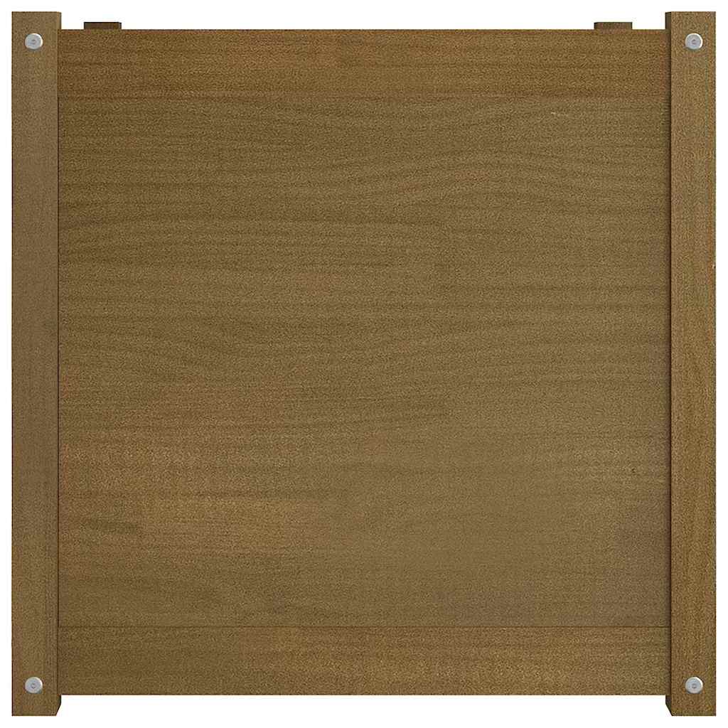 Sodo loveliai, 2vnt., medaus rudi, 60x60x60cm, pušies masyvas Sodo loveliai, 2vnt., medaus rudi, 60x60x60cm, pušies masyvas - Image 5