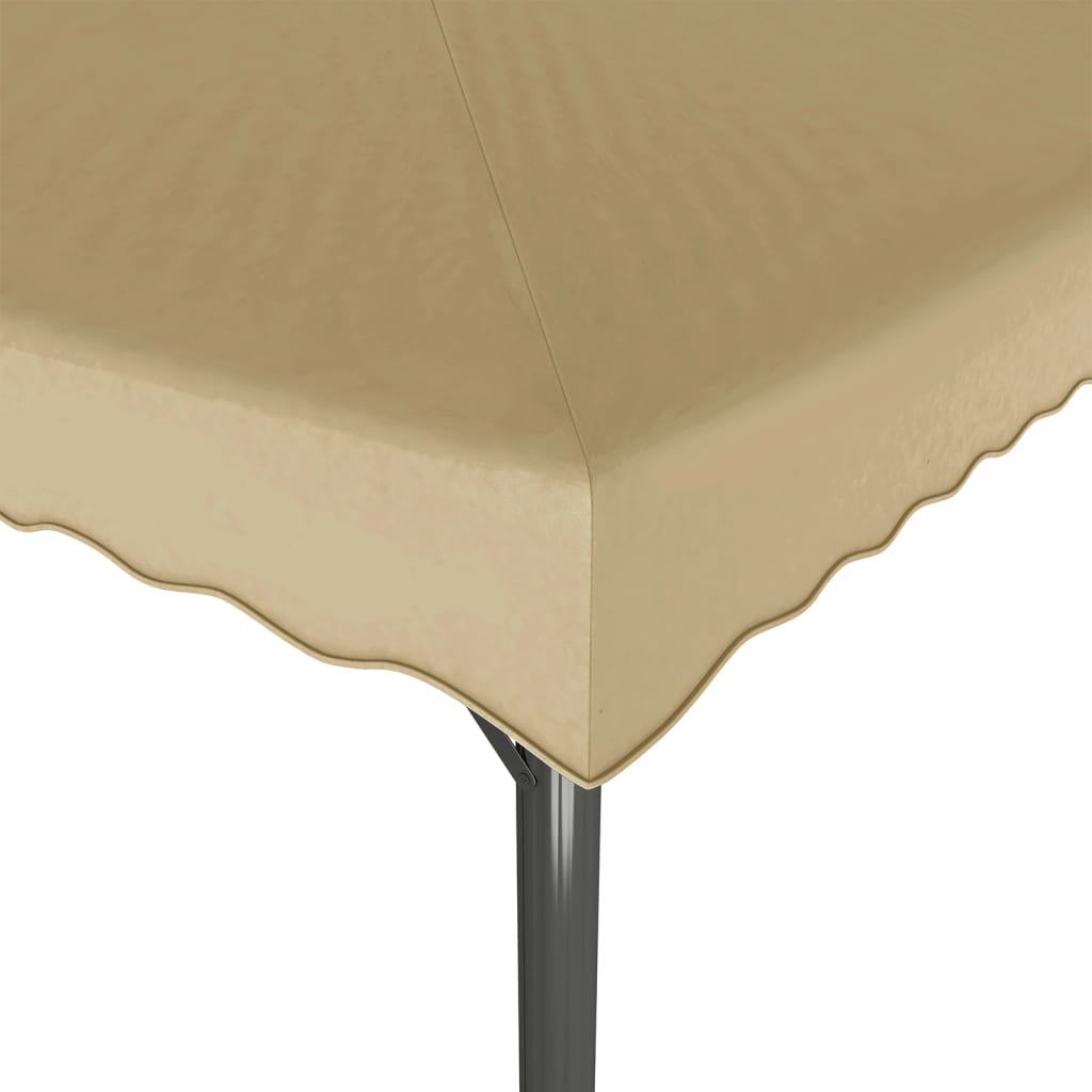 Pavėsinė, taupe spalvos, 3x3m, aliuminis ir plienas Pavėsinė, taupe spalvos, 3x3m, aliuminis ir plienas - Image 3