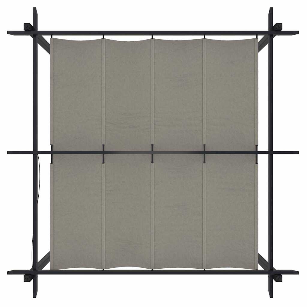 Sodo pavėsinė su įtraukiamu stogu, kreminės spalvos, 3x3m Sodo pavėsinė su įtraukiamu stogu, kreminės spalvos, 3x3m - Image 7