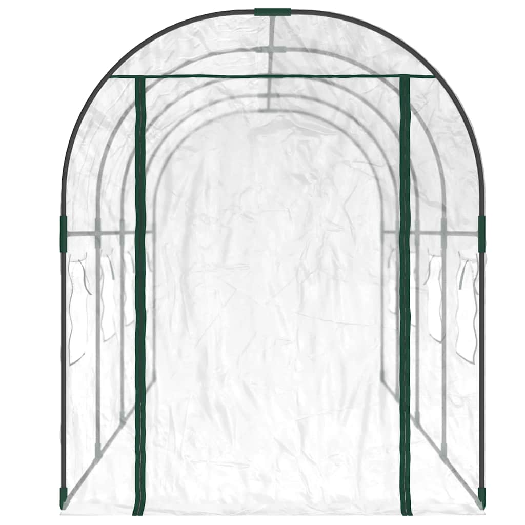Šiltnamis, skaidrus, 160x400x190 cm, PVC ir plienas Šiltnamis, skaidrus, 160x400x190 cm, PVC ir plienas - Image 3