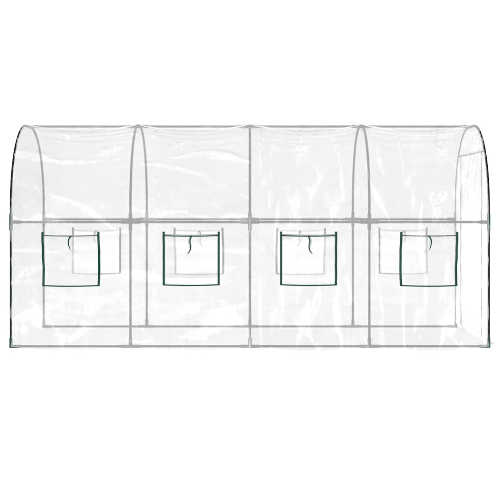 Šiltnamis, skaidrus, 160x400x190 cm, PVC ir plienas Šiltnamis, skaidrus, 160x400x190 cm, PVC ir plienas - Image 4