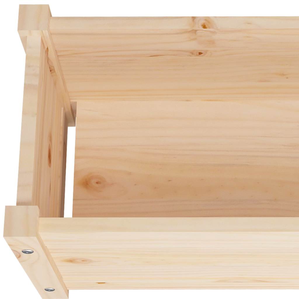 Sodo lovelis, 60x31x31cm, pušies medienos masyvas Sodo lovelis, 60x31x31cm, pušies medienos masyvas - Image 5