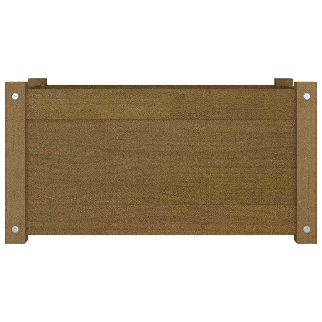 Sodo lovelis, medaus rudas, 60x31x31cm, pušies medienos masyvas Sodo lovelis, medaus rudas, 60x31x31cm, pušies medienos masyvas - Image 3