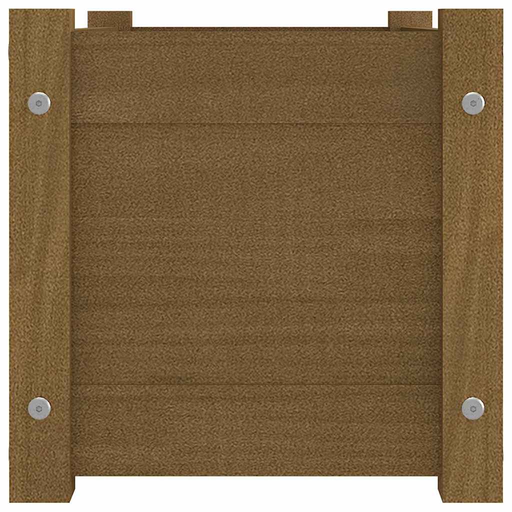 Sodo lovelis, medaus rudas, 60x31x31cm, pušies medienos masyvas Sodo lovelis, medaus rudas, 60x31x31cm, pušies medienos masyvas - Image 4