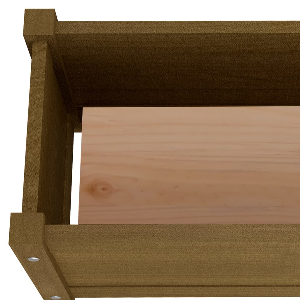 Sodo loveliai, 2vnt., medaus rudi, 60x31x31cm, pušies masyvas Sodo loveliai, 2vnt., medaus rudi, 60x31x31cm, pušies masyvas - Image 6
