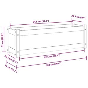 Sodo loveliai, 2vnt., 100x31x31cm, pušies medienos masyvas