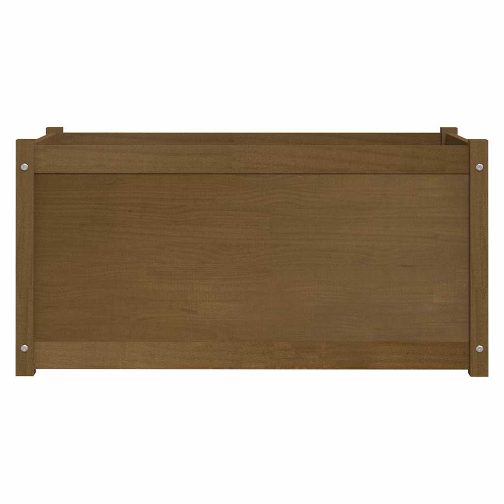 Sodo loveliai, 2vnt., medaus rudi, 100x50x50cm, pušies masyvas Sodo loveliai, 2vnt., medaus rudi, 100x50x50cm, pušies masyvas - Image 6