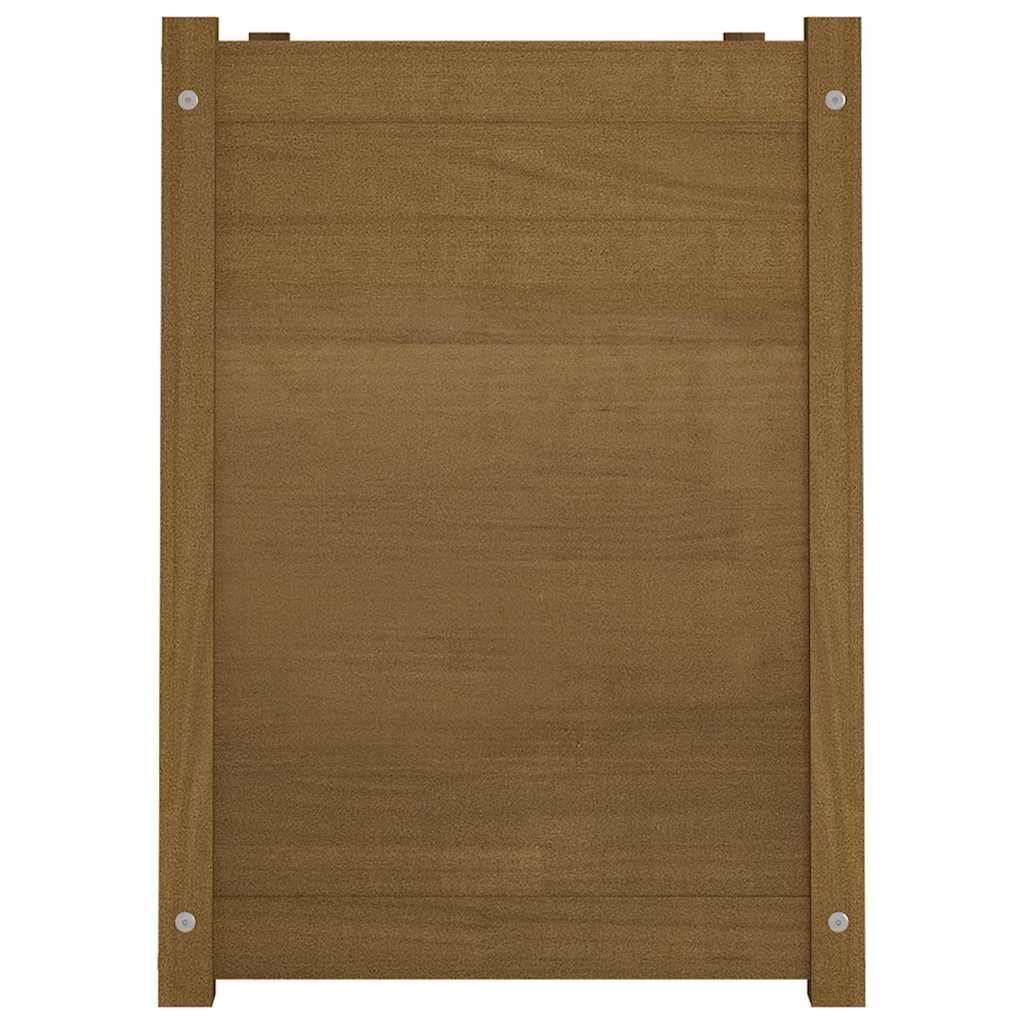 Sodo lovelis, medaus rudas, 100x50x70cm, pušies masyvas Sodo lovelis, medaus rudas, 100x50x70cm, pušies masyvas - Image 4