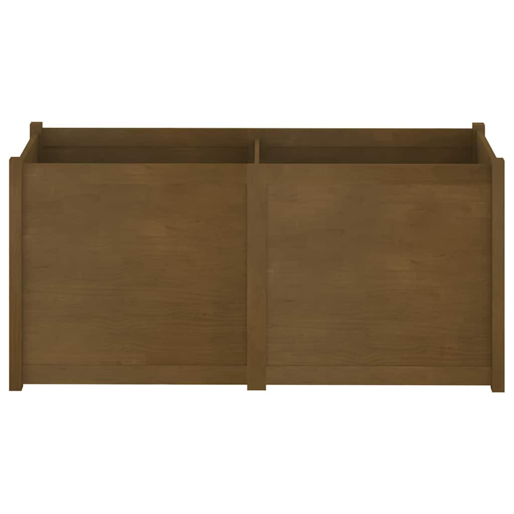 Sodo lovelis, medaus rudas, 150x50x70cm, pušies masyvas Sodo lovelis, medaus rudas, 150x50x70cm, pušies masyvas - Image 3