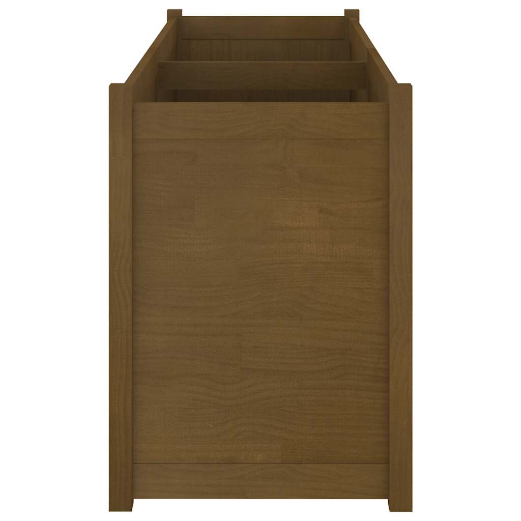 Sodo lovelis, medaus rudas, 150x50x70cm, pušies masyvas Sodo lovelis, medaus rudas, 150x50x70cm, pušies masyvas - Image 4