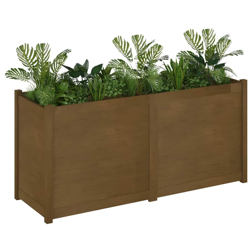 Sodo lovelis, medaus rudas, 150x50x70cm, pušies masyvas Sodo lovelis, medaus rudas, 150x50x70cm, pušies masyvas - Image 6