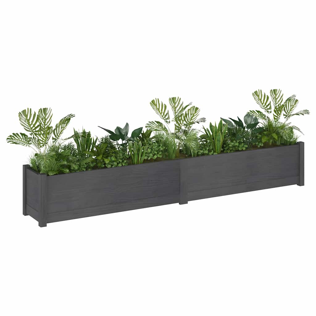 Sodo loveliai, 2vnt., pilki, 200x31x31cm, pušies masyvas Sodo loveliai, 2vnt., pilki, 200x31x31cm, pušies masyvas - Image 3